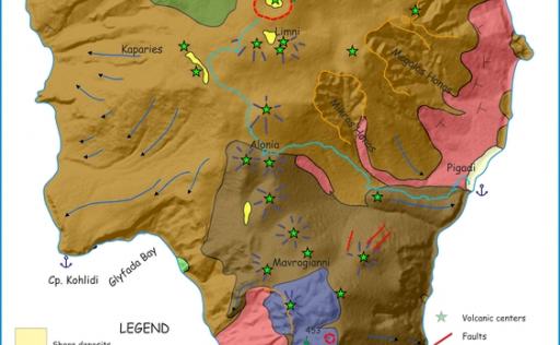 Schematic geological map of Antimelos